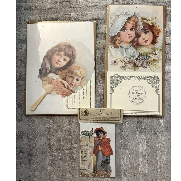 Other. Other - Other. Vintage Victorian Stationary - Turn-of-the-Century 1970s  Bundle in Cream